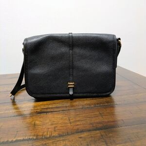 Marc by Marc Jacobs Black leather crossbody flap bag